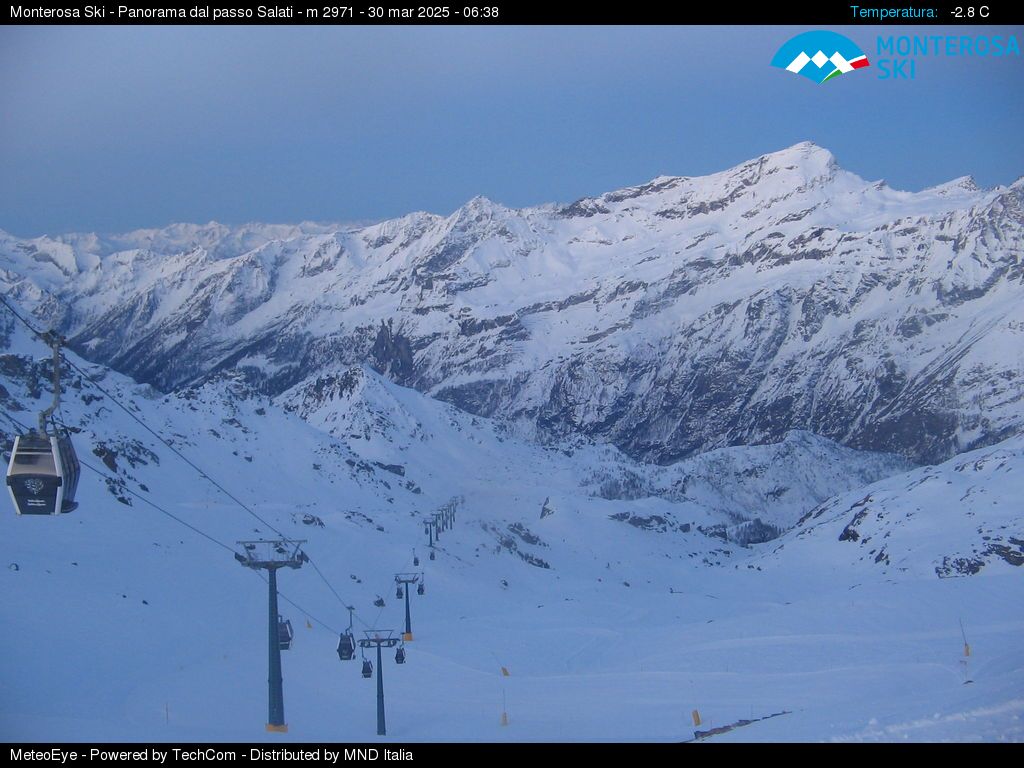 Monterosa Gressoney la Trinite - Passo Salati webcam