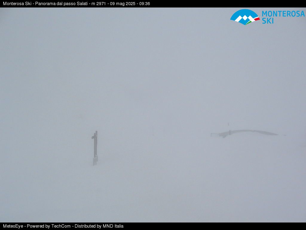 Monterosa Gressoney la Trinite webcam - Passo Salati  2.971 m